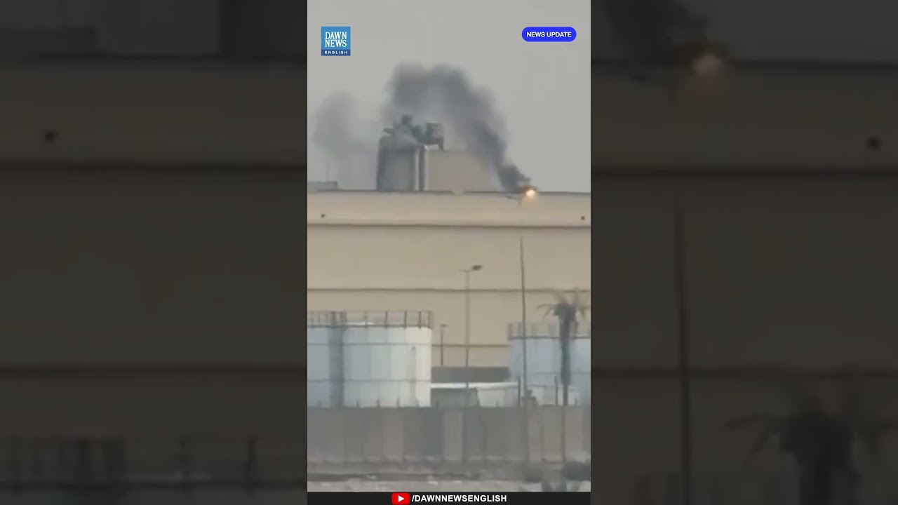 Fire, Smoke At US embassy In Iraq After Missiles Attack | US-Israel War On Iran