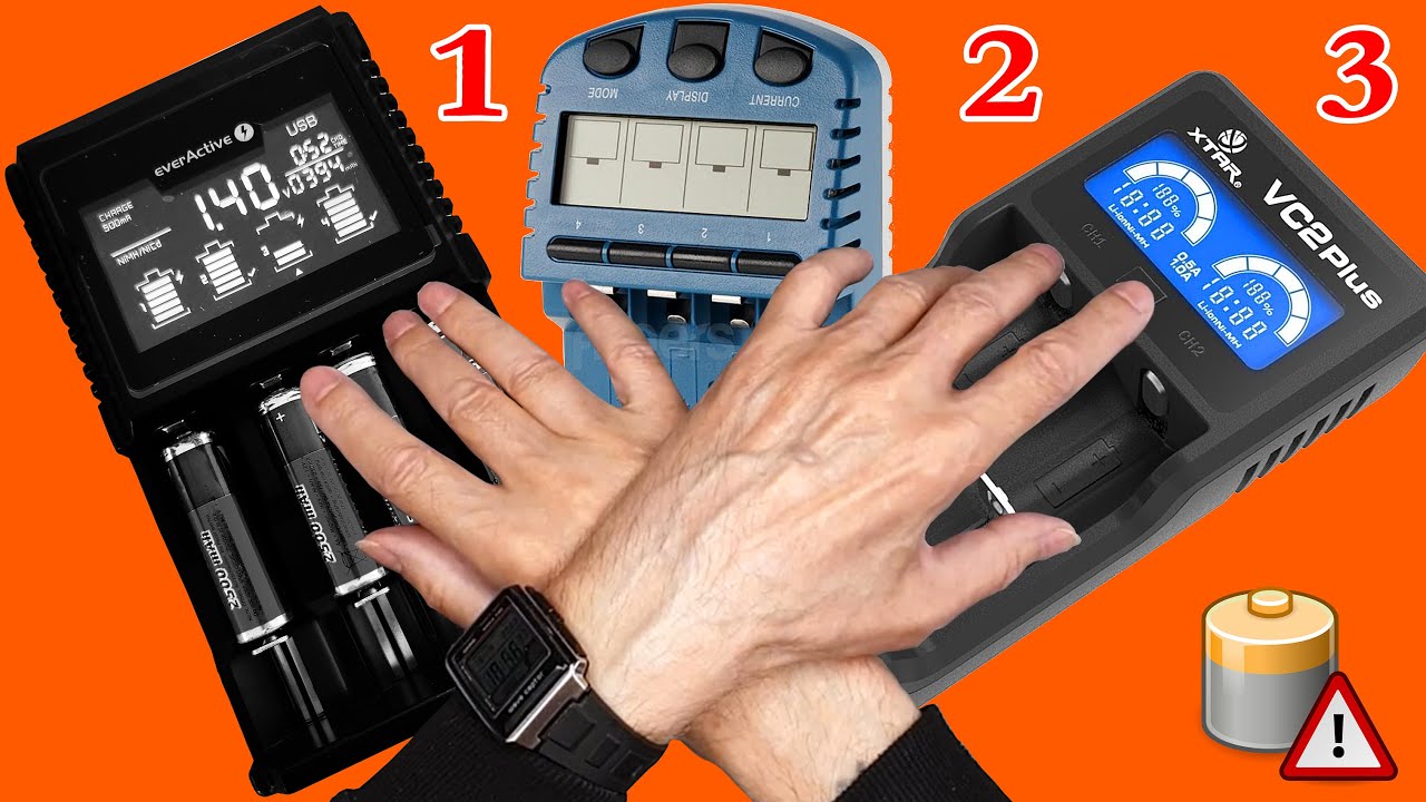 POR&Oacute;WNANIE: ładowarka VC2 Xtar,  EverActive UC-4000, Technoline IC-8800