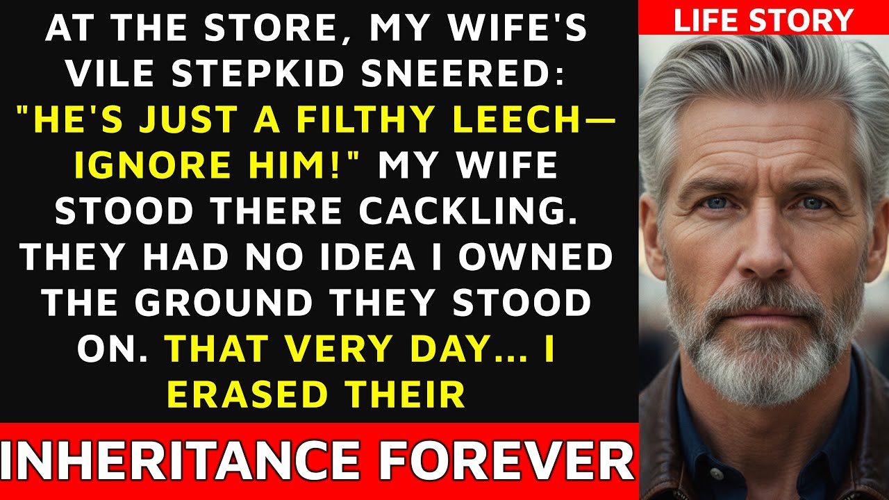 At The Grocery Store, My Wife’s Stepkid Spat ‘Leech’ To Humiliate Me — Clueless That I Was The Co-O