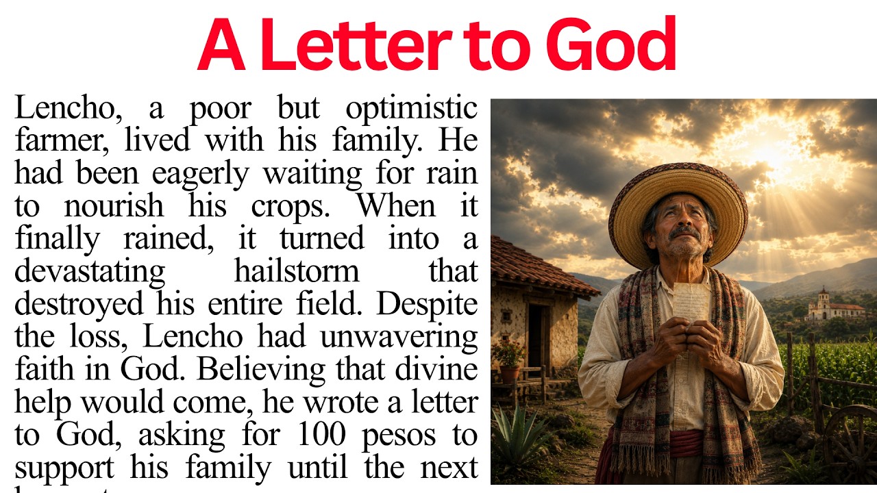 A Letter to God | Class 10 NCERT English | A Letter to God Summary | Moral Story | NCERT English