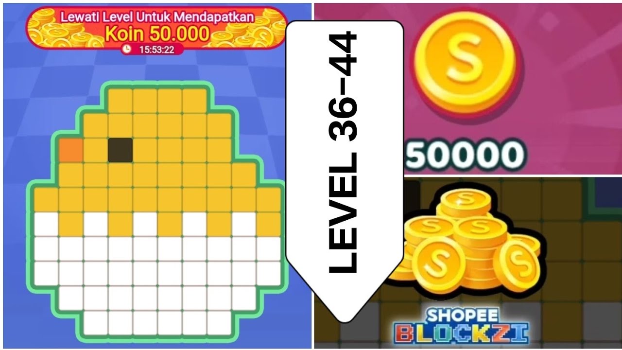 36-44 /79 shopee blockzi puzzle menang 50k 