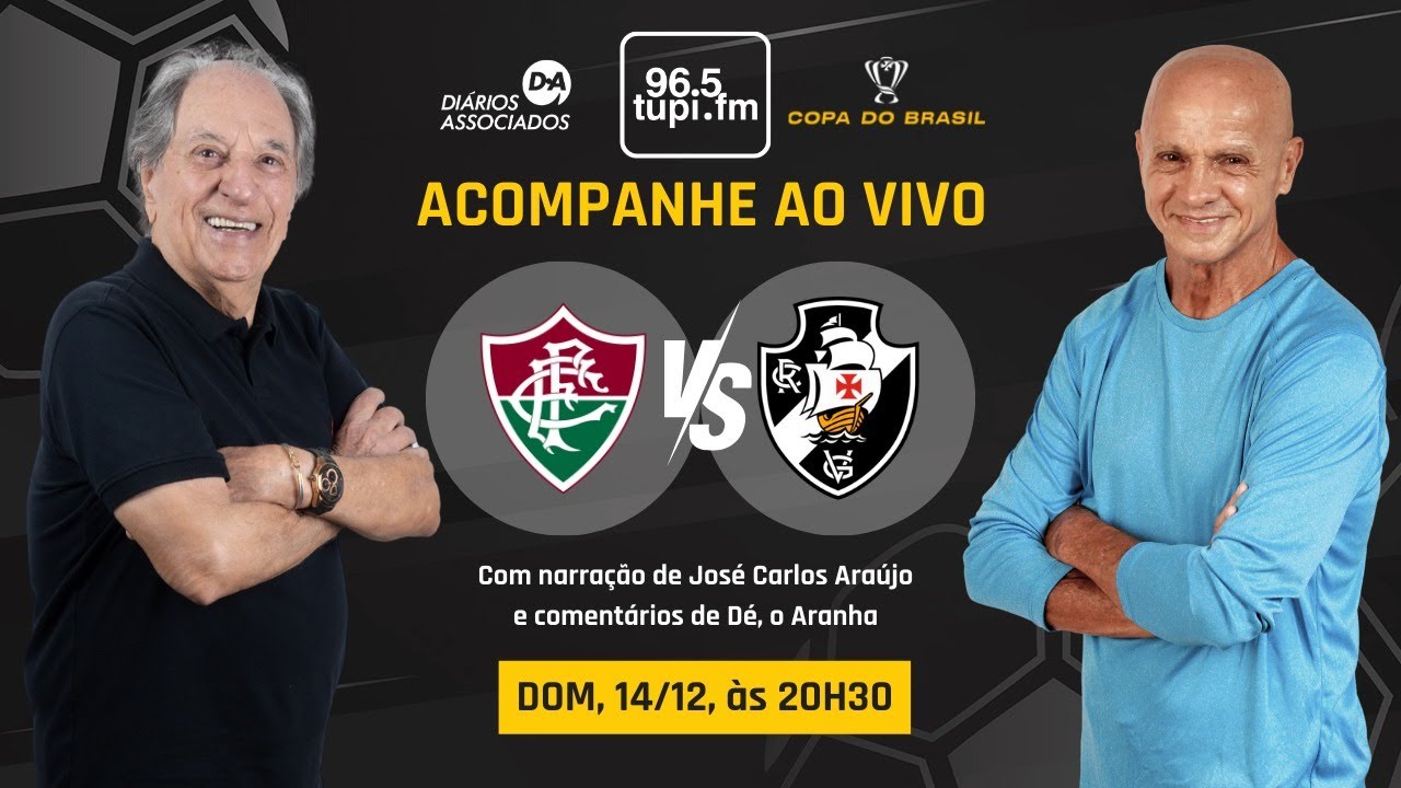 FLUMINENSE 1 (3) x (4) 0 VASCO - Copa do Brasil - Semifinal - Volta - 14/12/2025 - AO VIVO