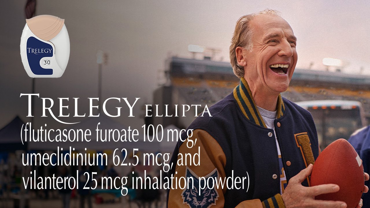 TRELEGY ELLIPTA (fluticasone furoate, umeclidinium, vilanterol) TV Commercial &ndash; Back in the Game