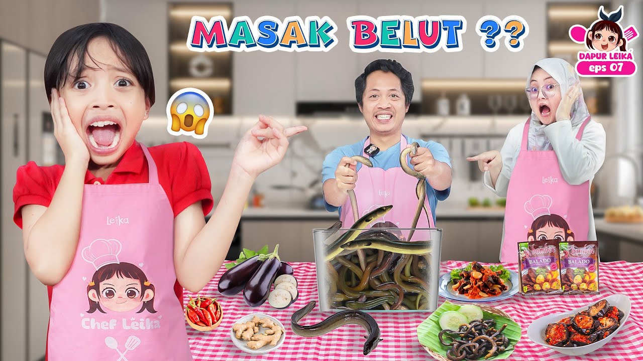 LEIKA DITANTANG MASAK BELUT! 😱🐍 Hasilnya... NGAKAK atau ENAK?! 😂😋 | DAPUR LEIKA EPISODE 7