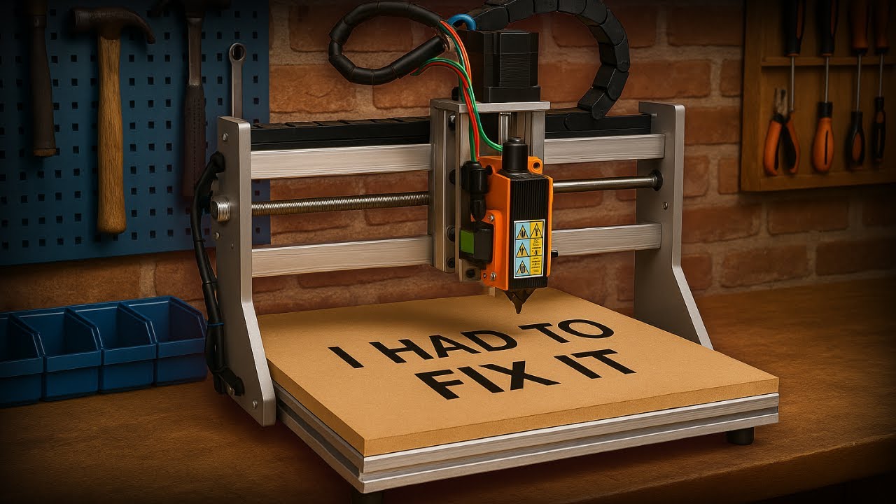 I Fixed the Most Annoying Part of My DIY CNC (Tool Holder Redesign)