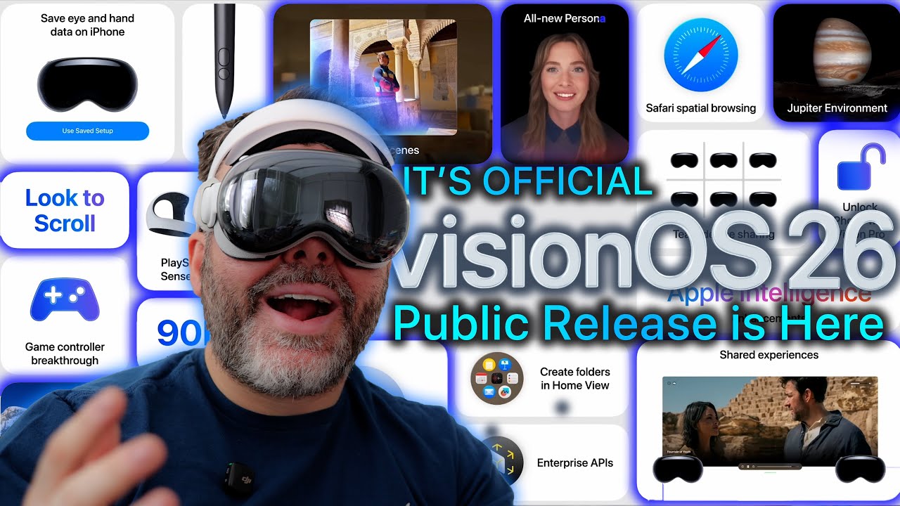 IT'S OFFICIAL VisionOS 26 Public Release Is Here