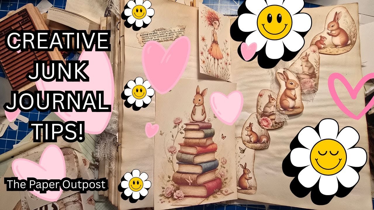 CREATIVE JUNK JOURNAL TIPS! :) Let's Have Fun! :) The Paper Outpost! :)