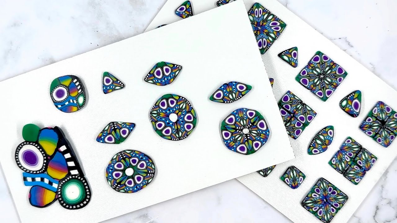 POLYMER CLAY KALEIDOSCOPE CANE TUTORIAL: KALEIDOSCOPE PATTERN #40