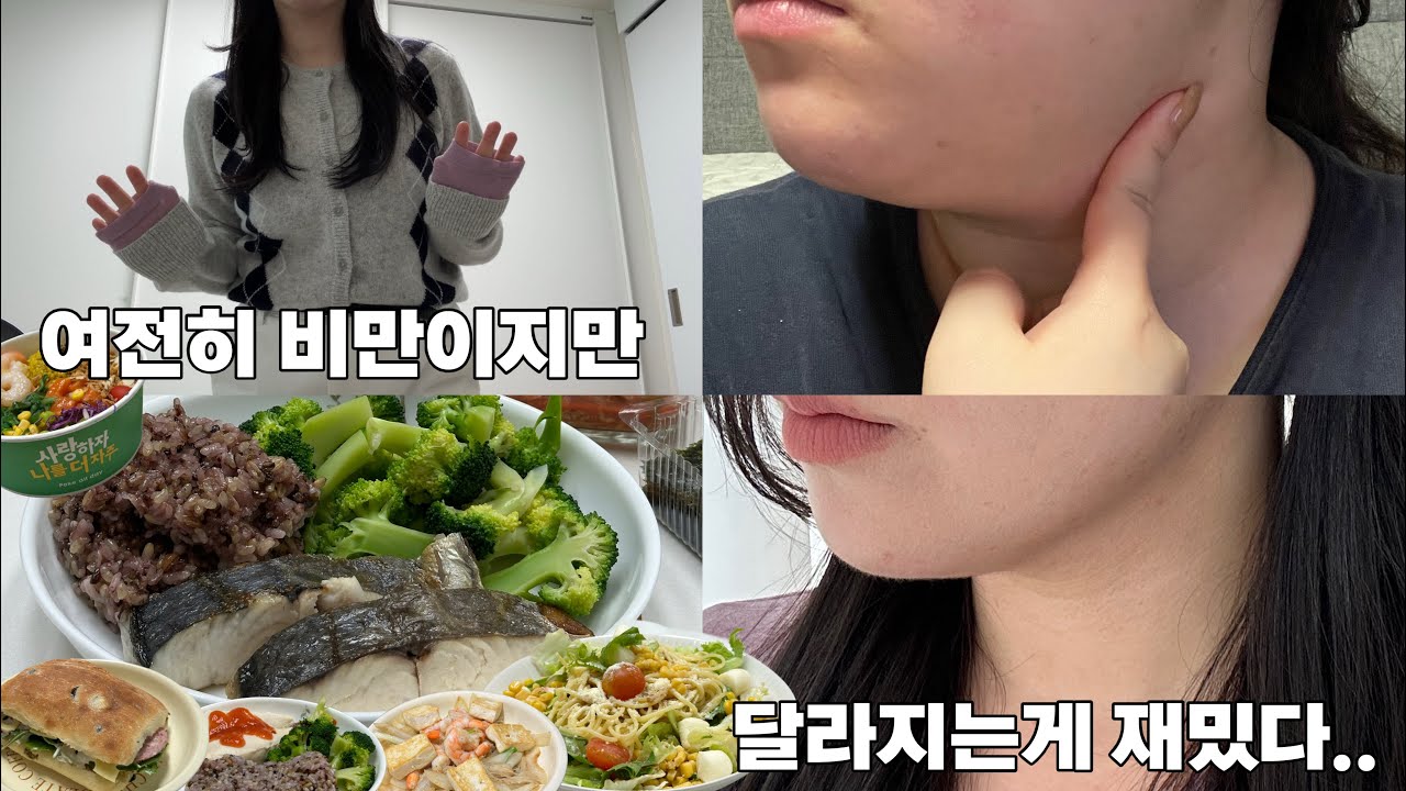 여전히 비만이지만 달라지는게 재밌는 다이어트 브이로그💦이번엔 요요 안된다..절대🙅🏻‍♀️