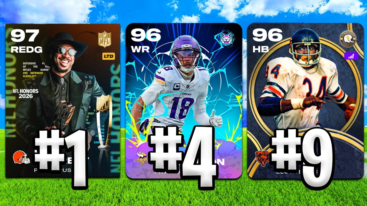 The Top 10 Must Have Cards in Madden 26!