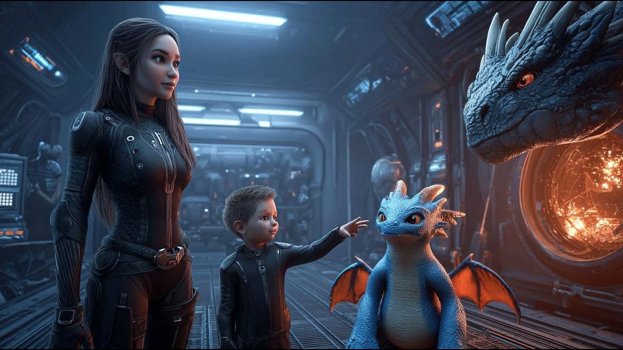 DONT CRY Mama. Maybe That Human Will Assist Us Said The Little Dragon Girl HFY | Best Sci-Fi Stories