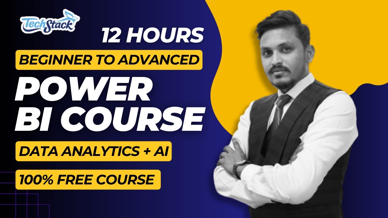 Free Power BI Complete Course 2026 🔥 | Basic to Advanced | 12 Hours Practical Training