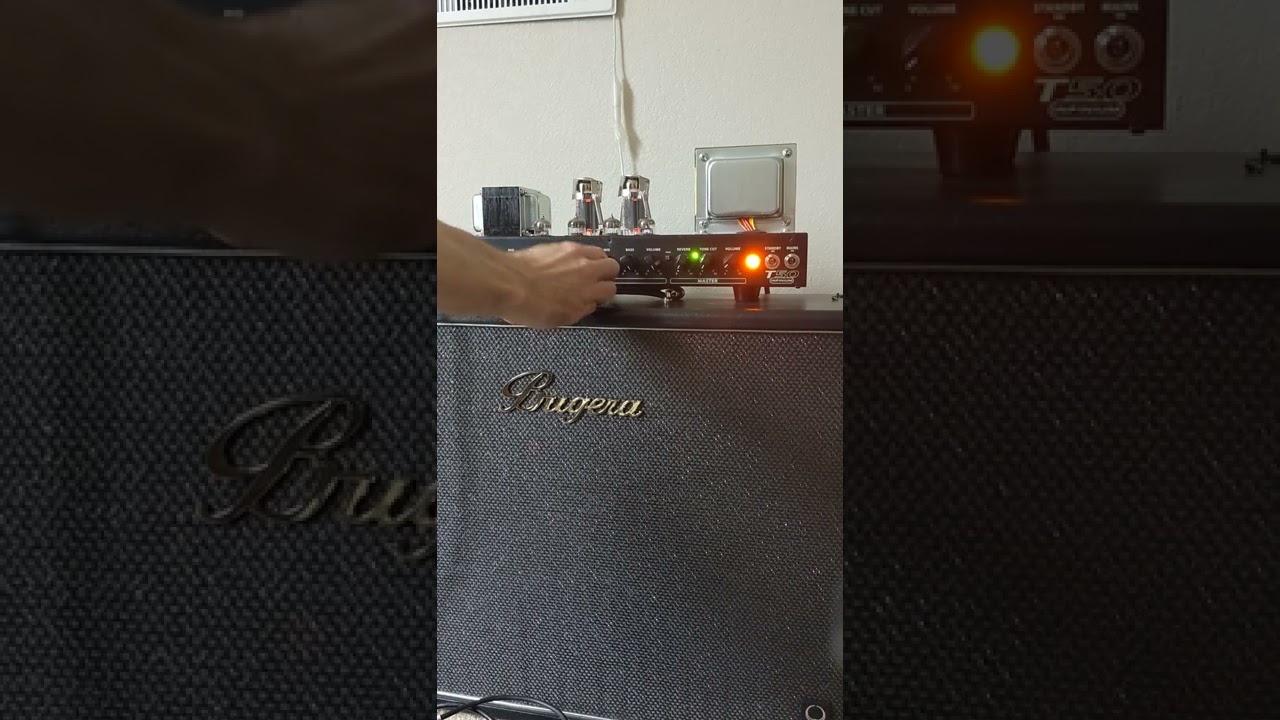 Bugera Infinium T50 preamp swap 12AX7 to 5751 positions V1 & V4