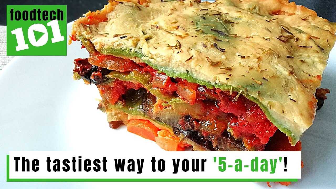 How to make a Roast Vegetable Lasagne from scratch #homebaking #italianfood #veganlasagne