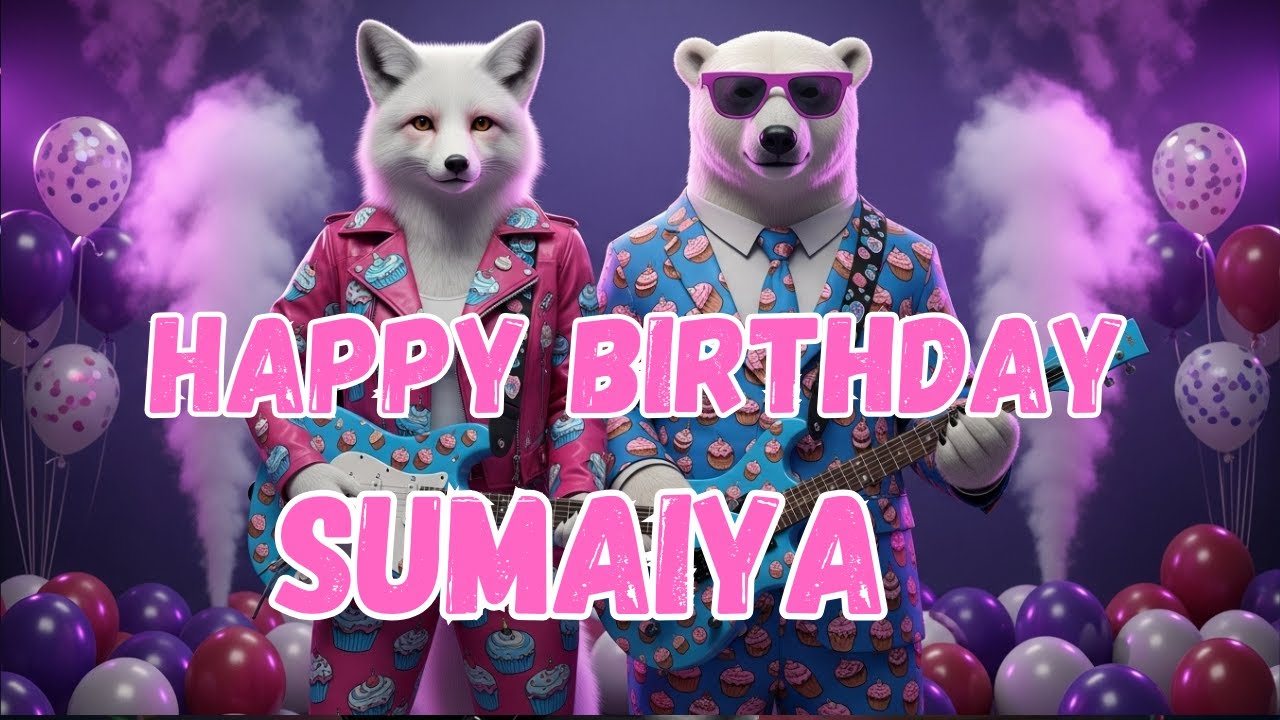 SUMAIYA Happy Birthday Song - Happy Birthday to Sumiaya