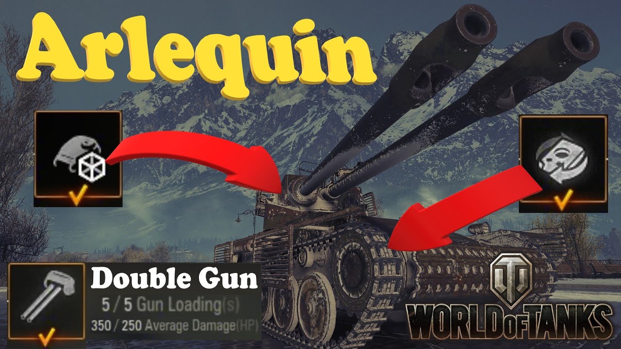 WoT Steel Hunter 2022 | DOUBLE GUN ARLEQUIN gameplay | World of Tanks
