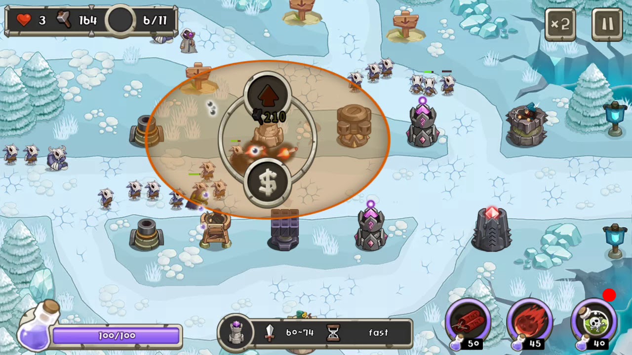 Tower Defense King - Challenge Stage 60 - Hard 3 Stars