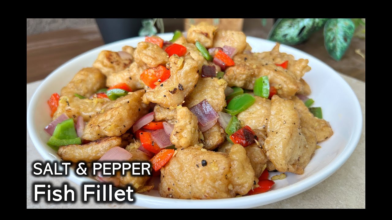 How to cook Restaurant-style SALT & PEPPER FISH FILLET | Must Try, So Easy and Simple