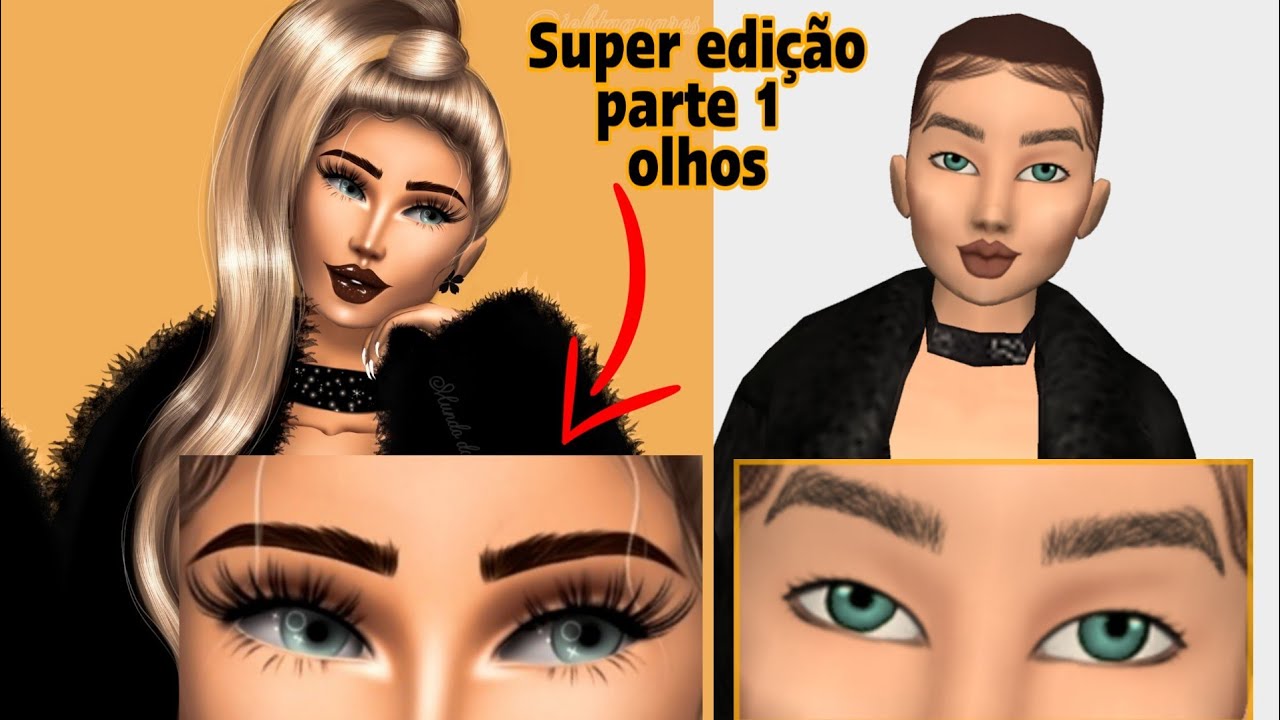 SUPER EDIÇÃO DE AVAKIN LIFE (PARTE 1 OLHOS) *serve para imvu também*