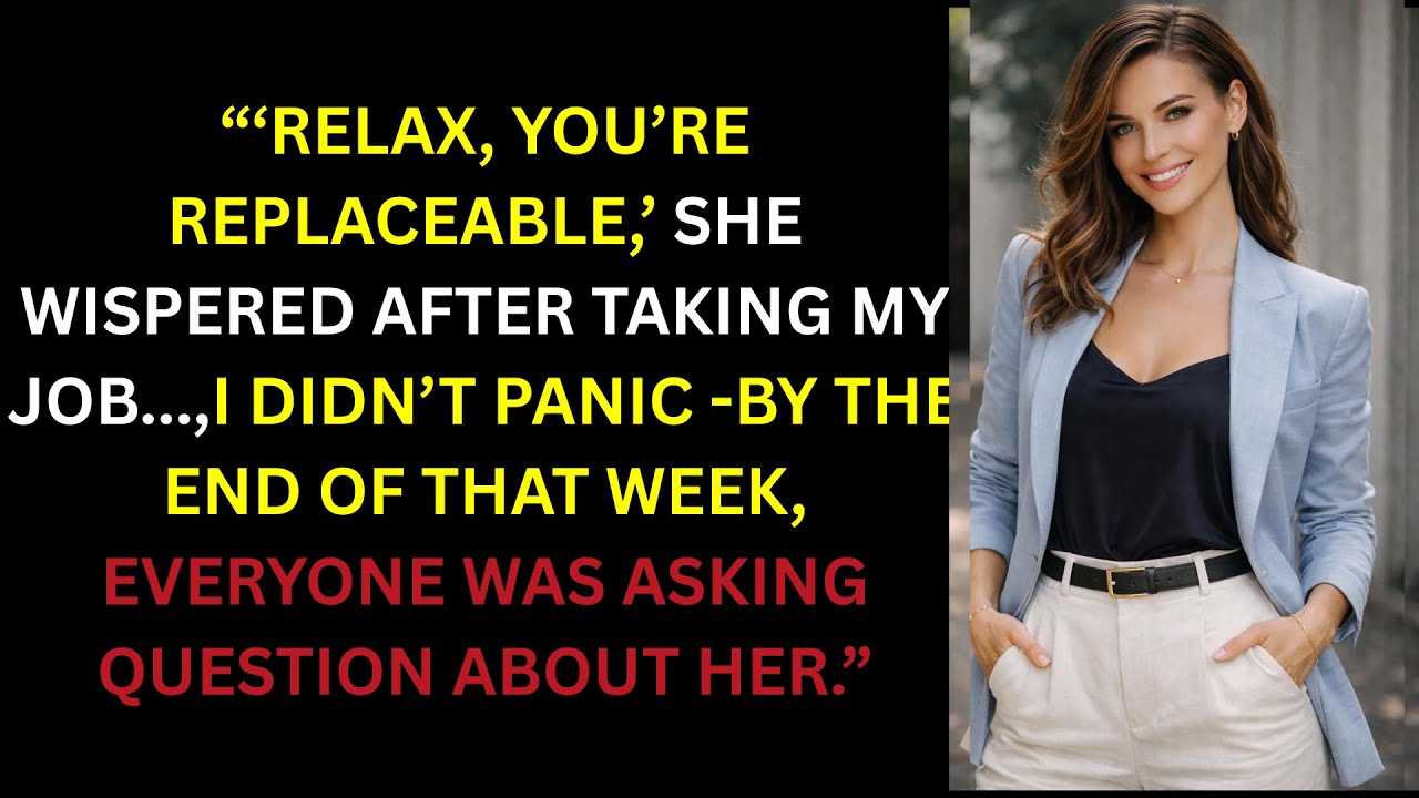 She Took My Job, I Didn't Fight Back - I Took Her Reputation.