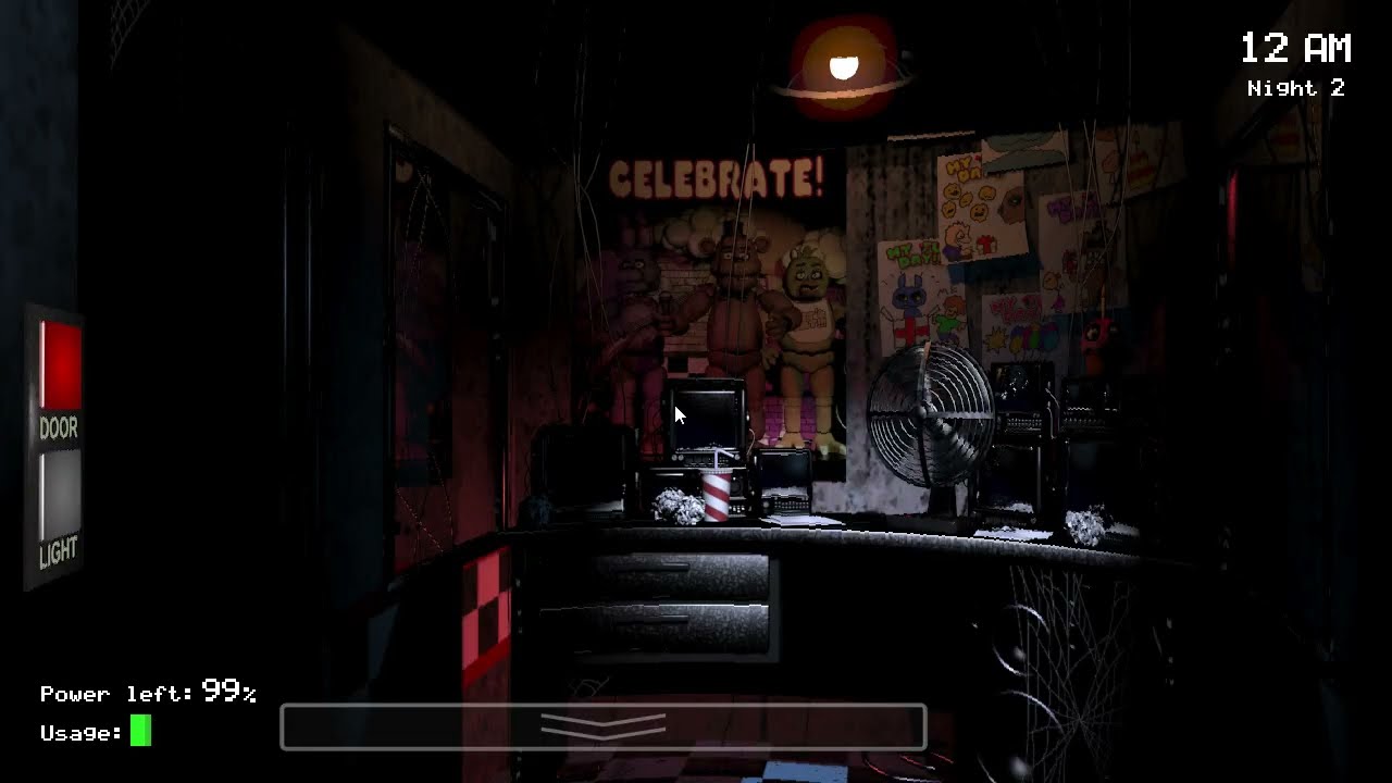 Five Nights at Freddy's gameplay turn on captions
