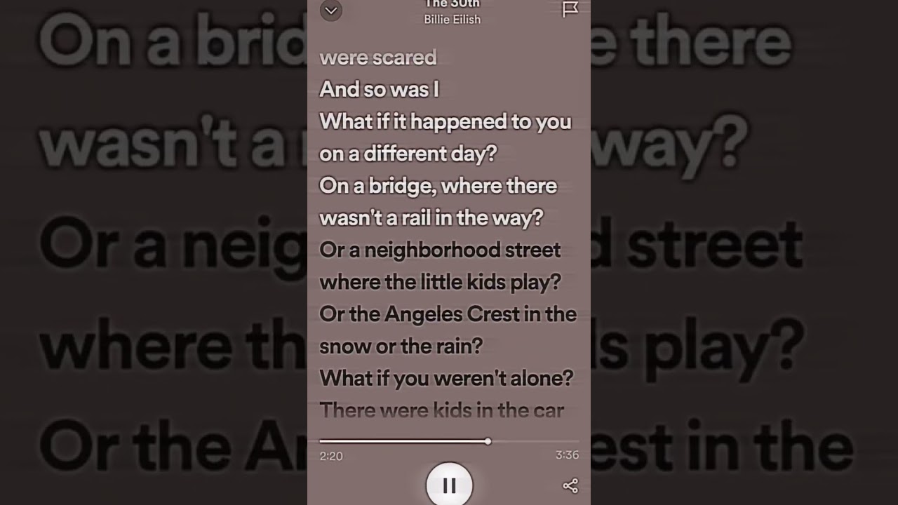 The 30th - @BillieEilish Have a nice day or night 🙃#the30th #random #lyrics #popular #songs
