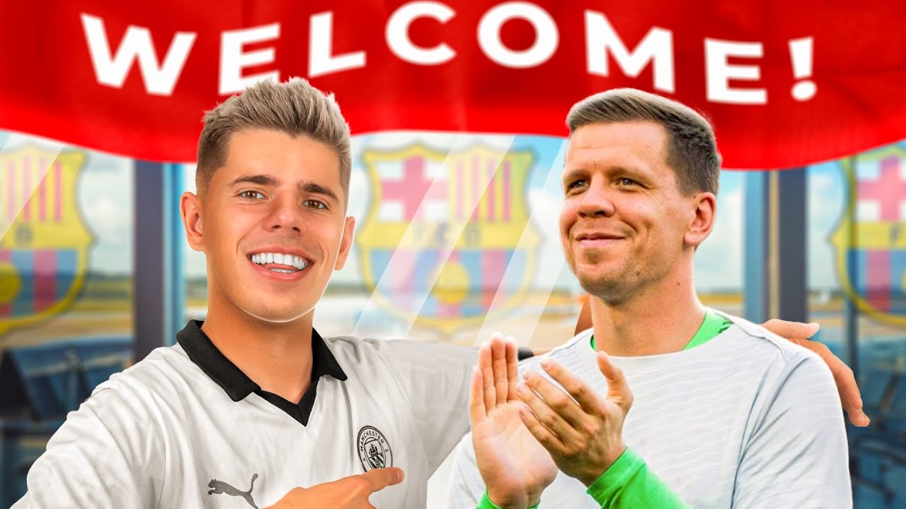 POWITAŁEM SZCZĘSNEGO W FC BARCELONIE 🔥