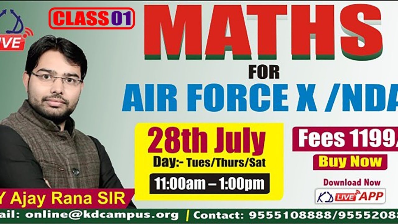 MATHS || AIRFORCE 
