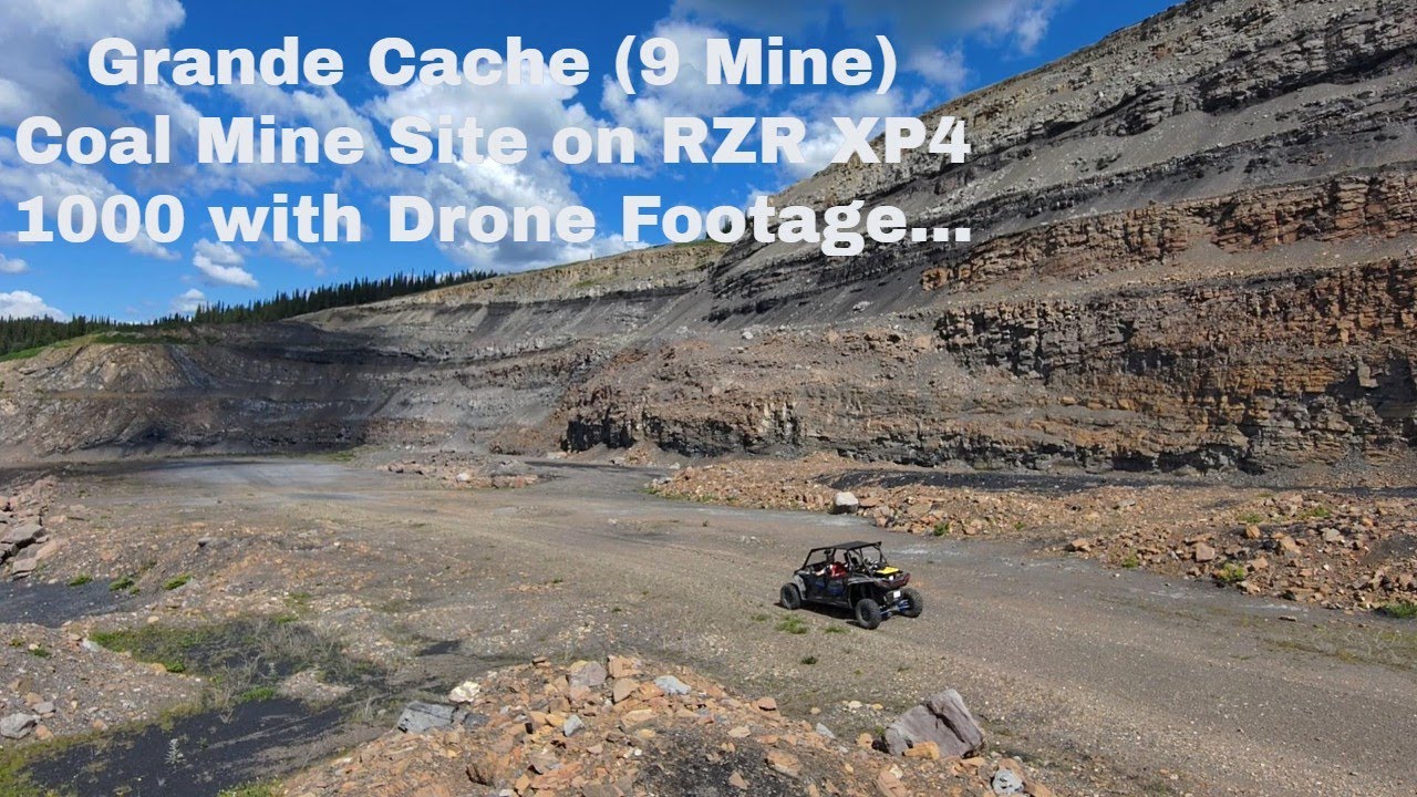 Grande Cache 9 Mine, Coal Mine Site 2022, with Drone Footage!!!