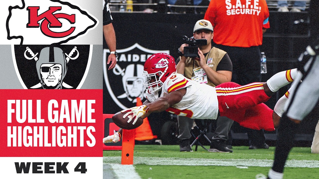 Kansas City Chiefs vs. Las Vegas Raiders Game Highlights | NFL 2026 Season - Week 4