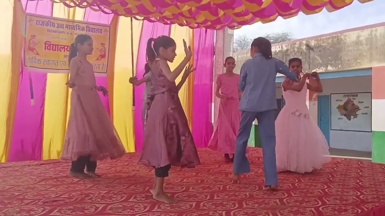 स्वागत गीत @व विद्यालय कार्यक्रम 