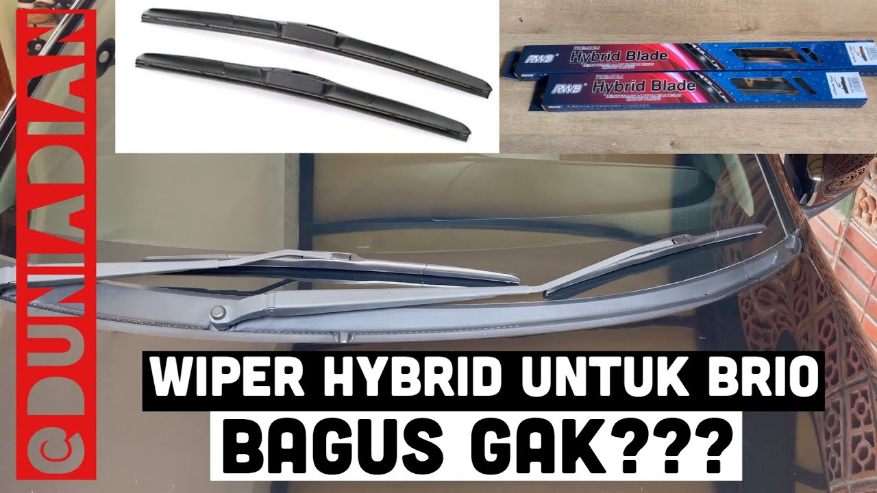 Ganti Wiper Honda Brio dengan Wiper Hybrid RWB + Cara Pasang | Merawat Kaca Depan Mobil (Part 2)
