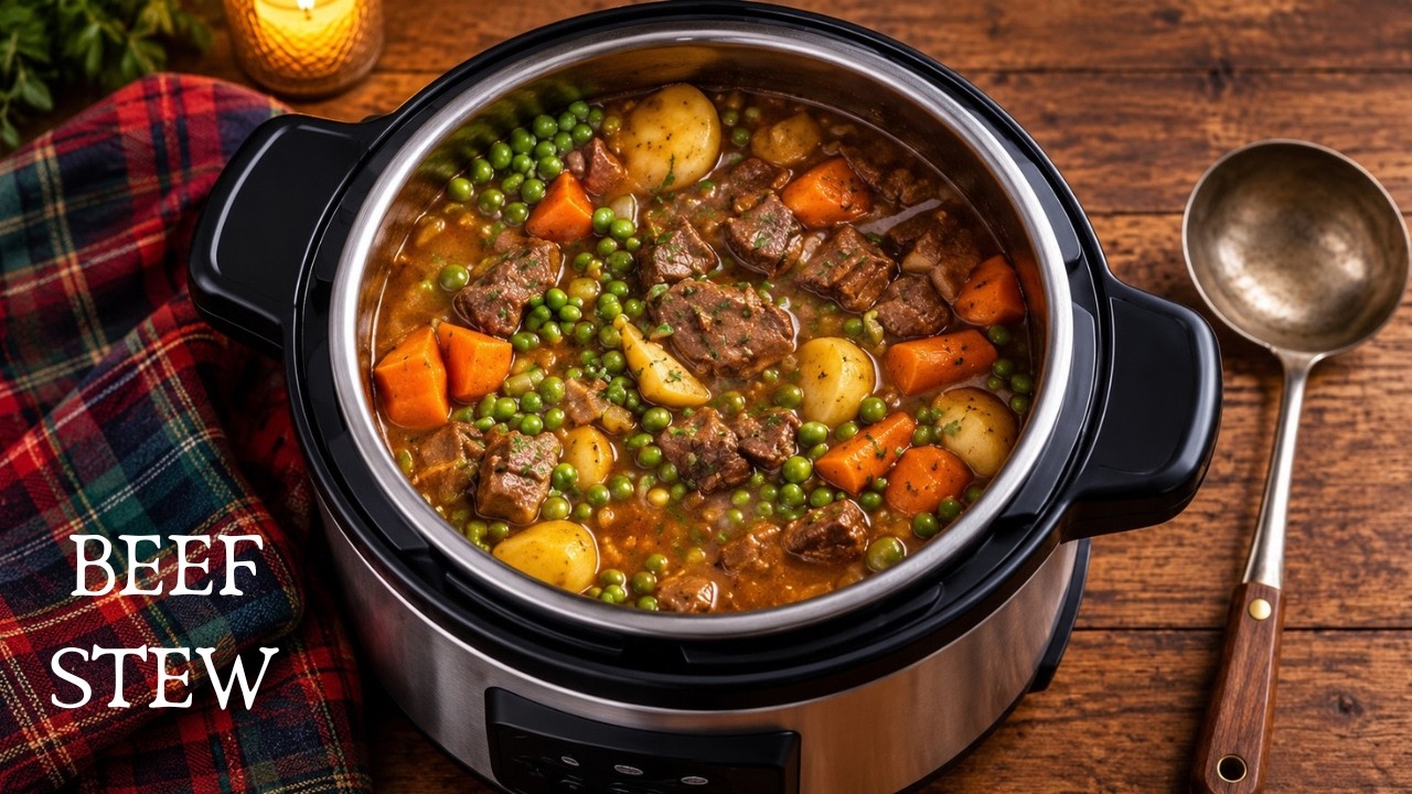 Chunky Winter Stew Recipe | Cosori 5.7L Pressure Cooker Review