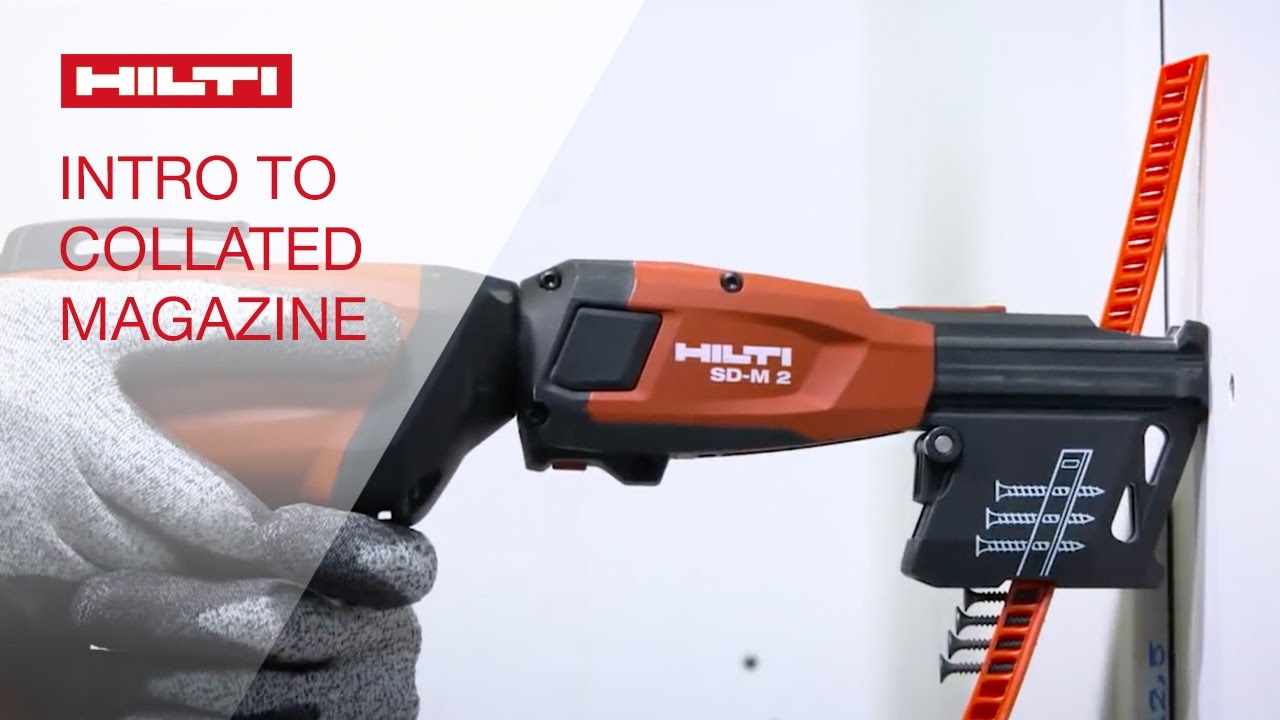 INTRODUCTION of the Hilti collated screw magazines SD-M 1 & 2