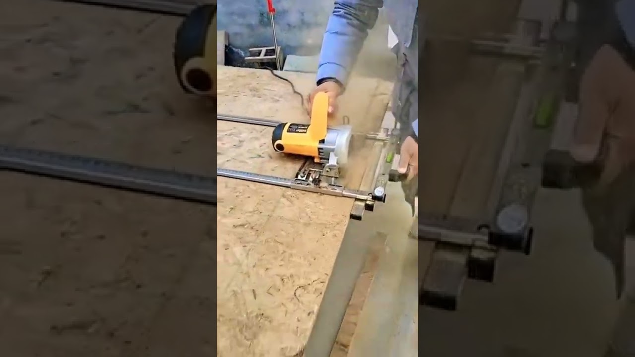 Gu&iacute;a de corte para sierra circular #shorts #tablesaw
