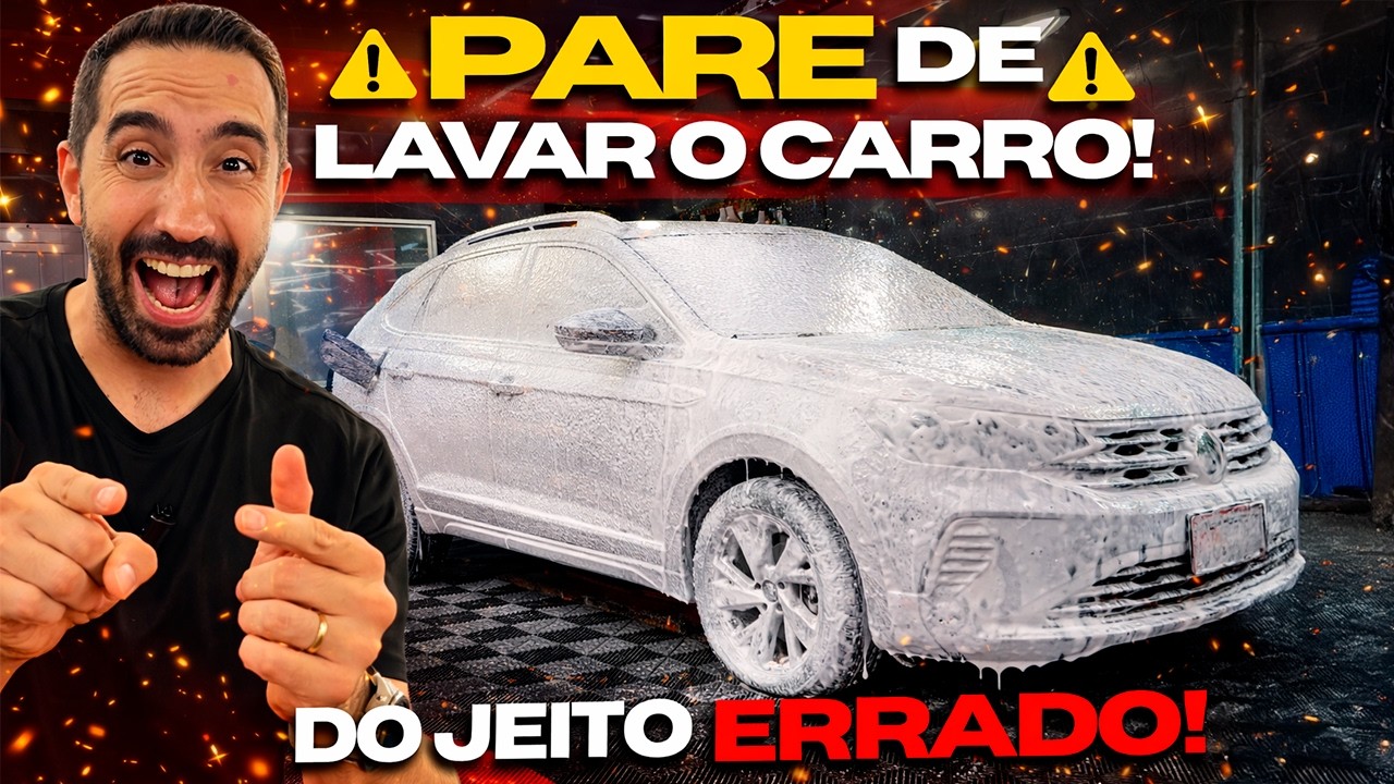 COMO LAVAR O CARRO COMO UM PROFISSIONAL | Passo a Passo da Lavagem Detalhada