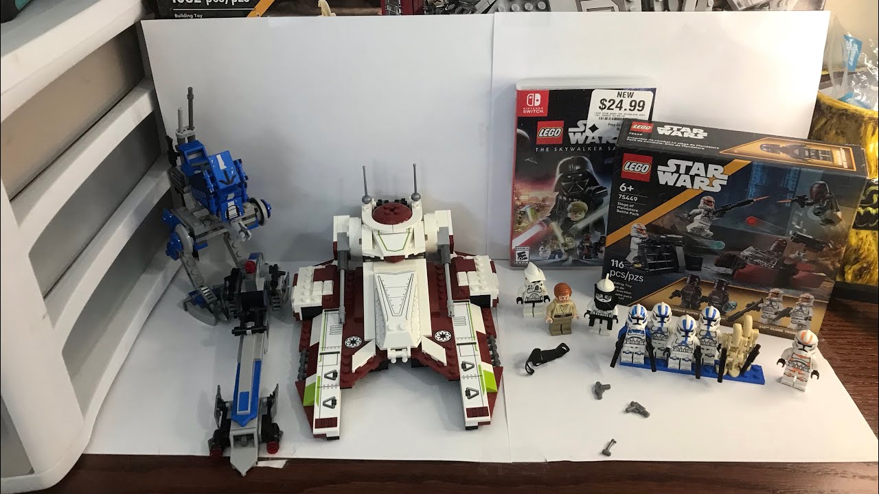 Lego Star Wars Bricks and mini figs haul!!