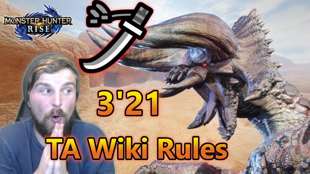 Apex Diablos Speedrun Longsword TA Wiki Rules Monster Hunter Rise (PC)