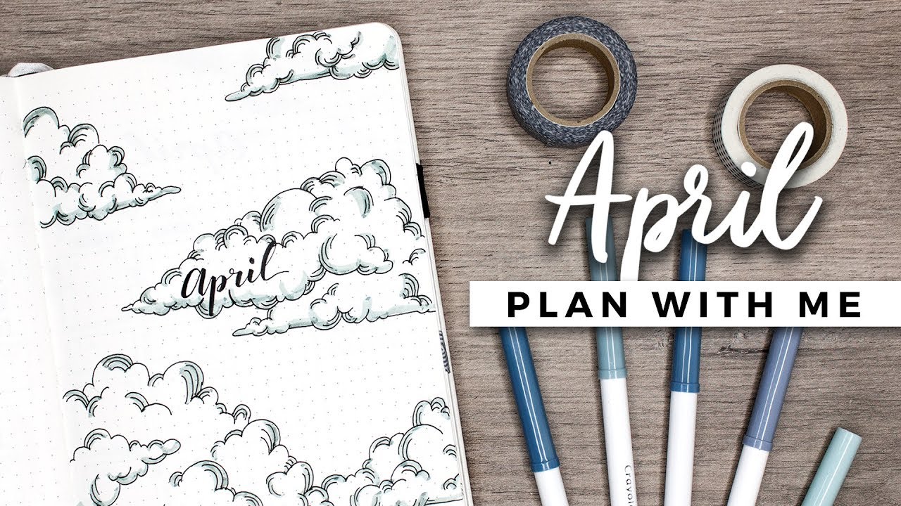 PLAN WITH ME | April 2018 Bullet Journal Setup