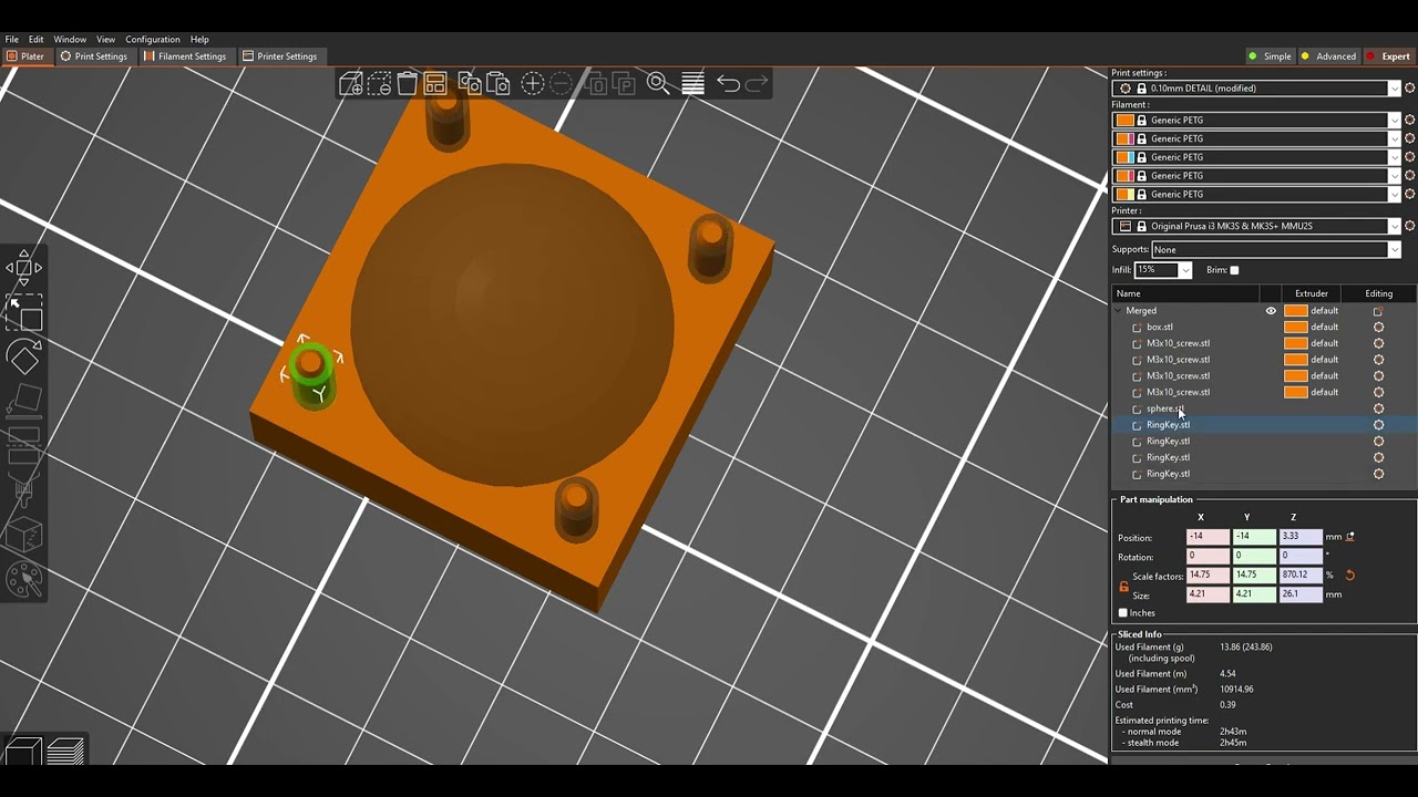 Negative Volumes In Prusa Slicer