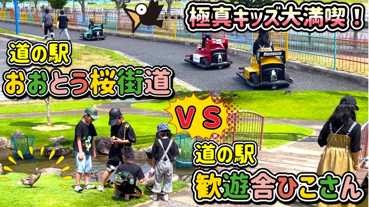 遊べる道の駅 おおとう桜街道と歓遊舎ひこさん行ってきた！ 【極真キッズ】