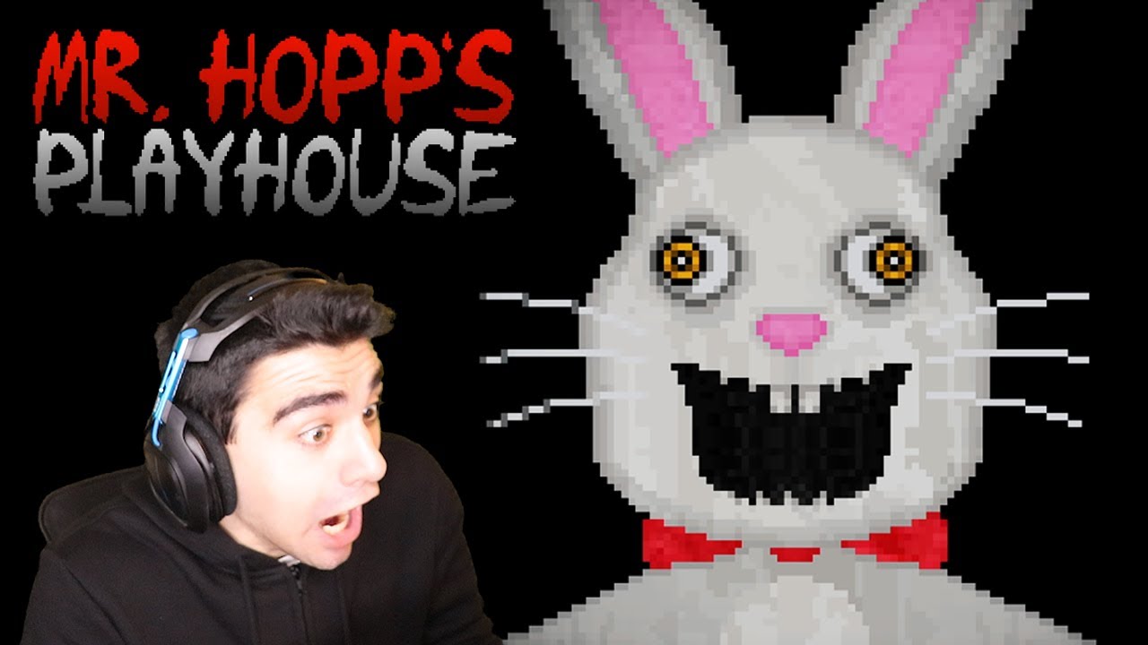 I'VE NEVER BEEN SO SCARED OF A RABBIT IN MY LIFE!!! - Mr. Hopp's Playhouse (Escape Ending)