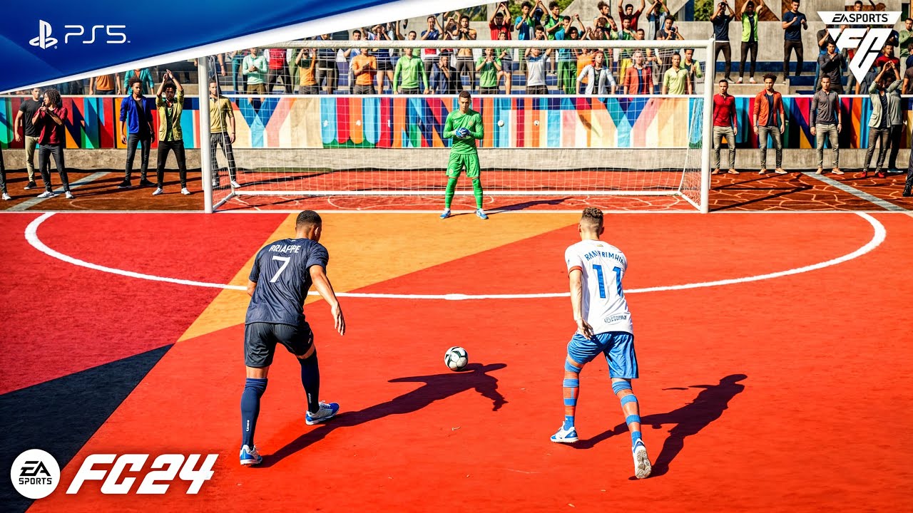 FC 24 VOLTA - PSG vs Barcelona | Futsal Penalty Shootout | PS5™ [4K60]
