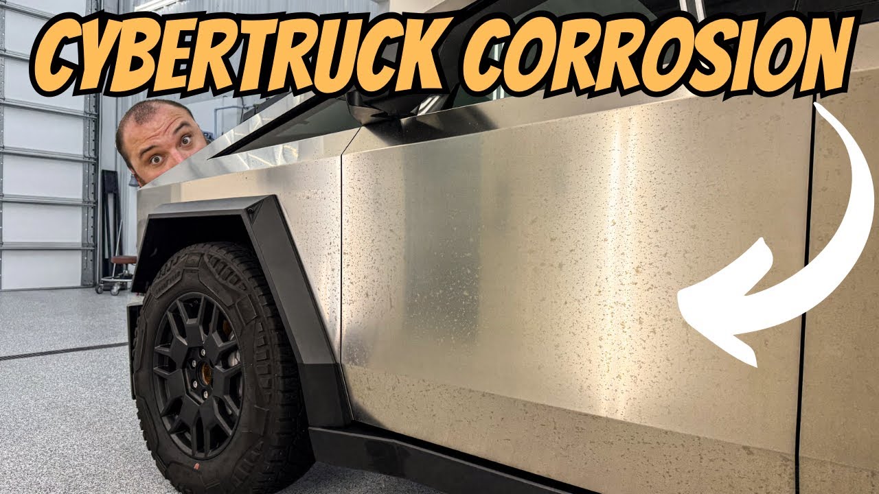 Tesla Cybertruck Stainless Steel Winter Corrosion Disaster - Here’s How I Made It Look Brand New!