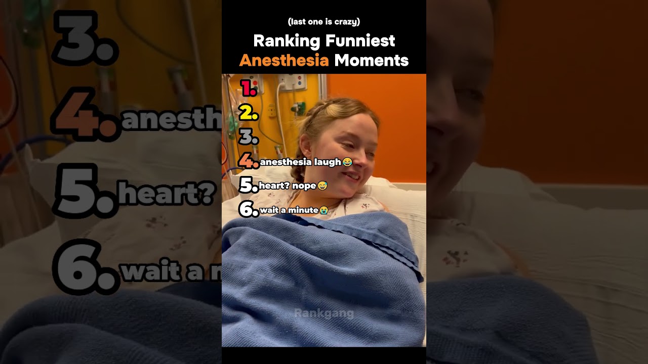 Ranking Funniest Anesthesia Moments #shorts #tiktok