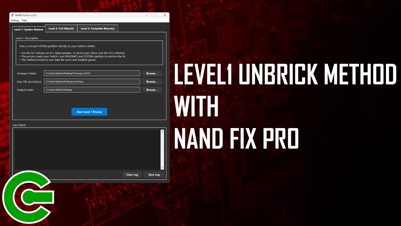 ВОССТАНОВЛЕНИЕ КОММУТАТОРА МЕТОДОМ УРОВНЯ 1 С ИСПОЛЬЗОВАНИЕМ NANDFIX PRO