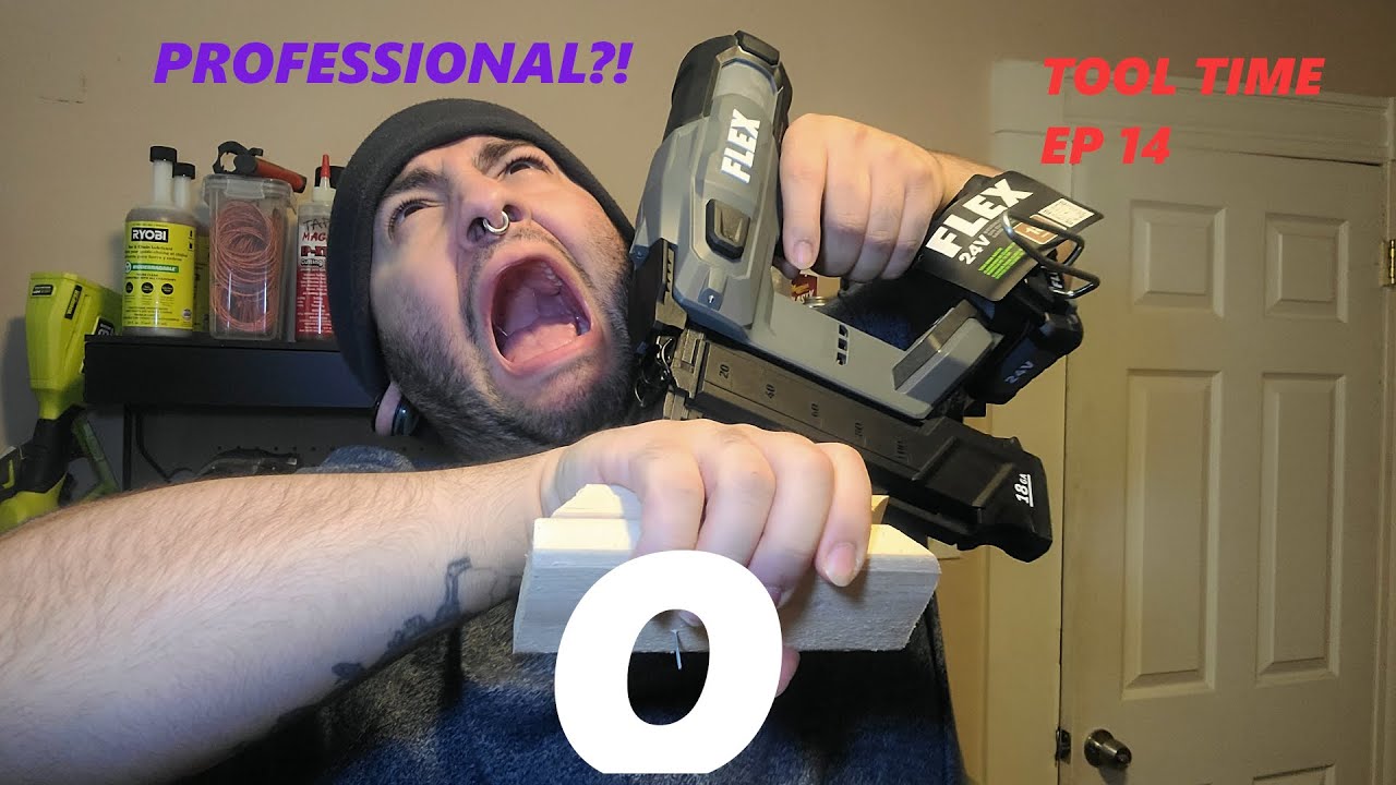 FLEX BRUSHLESS 24V 18 GAUGE BRAD - THE BEST NAILER - TOOL TIME EP 14