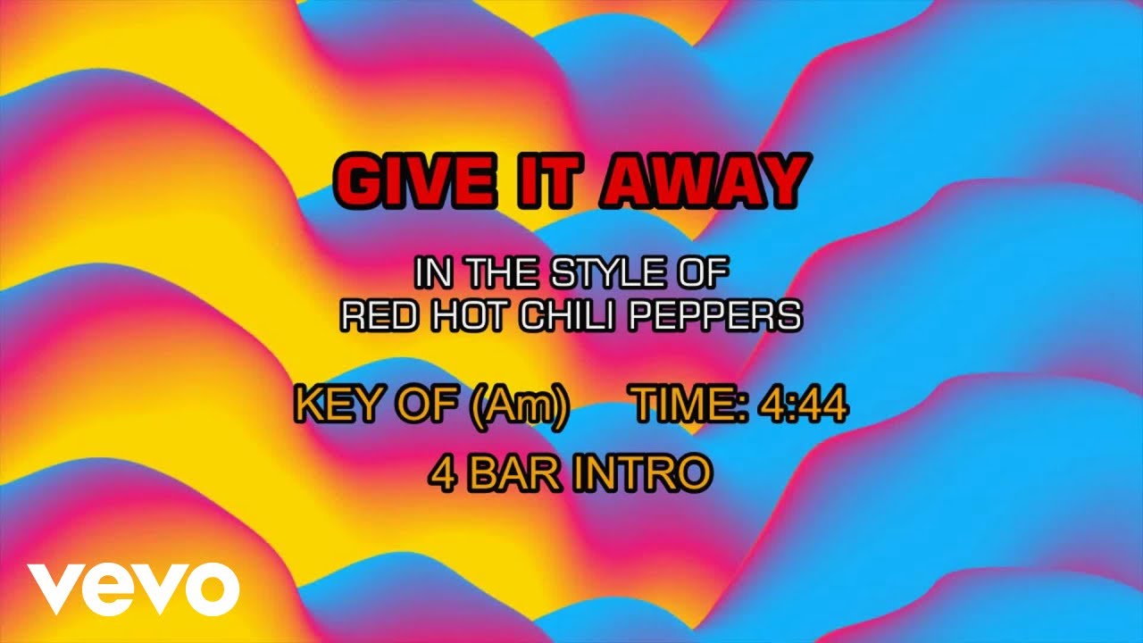 Red Hot Chili Peppers - Give It Away (Karaoke)