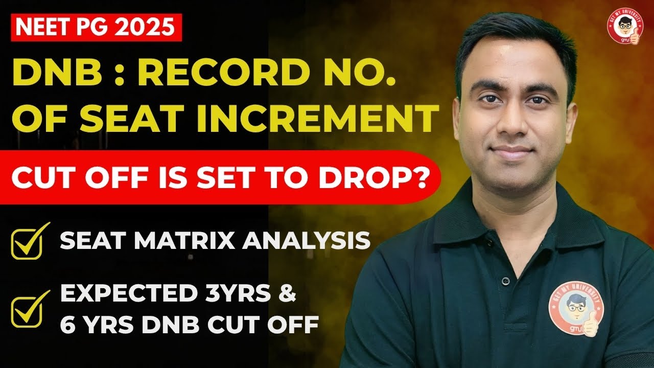 NEET PG 2025 DNB Cutoff Prediction for 3 & 6 Yrs Program | Impact on Private & Seat Matrix Analysis