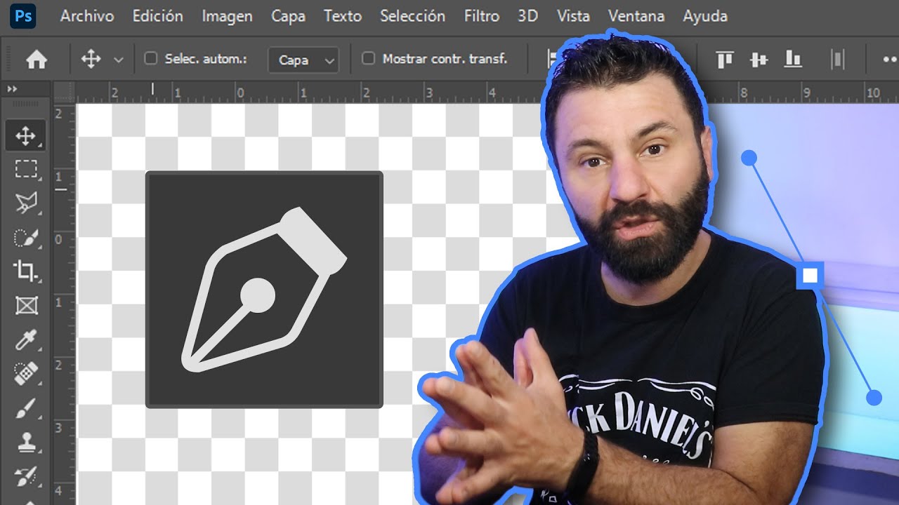 Pluma 🤫 Esta es La Clave para DOMINAR la Herramienta de Photoshop